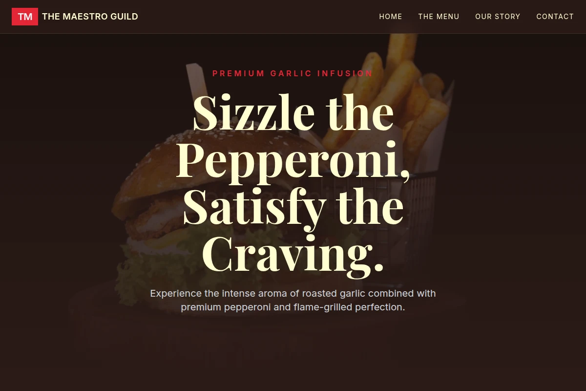 Garlic Burger