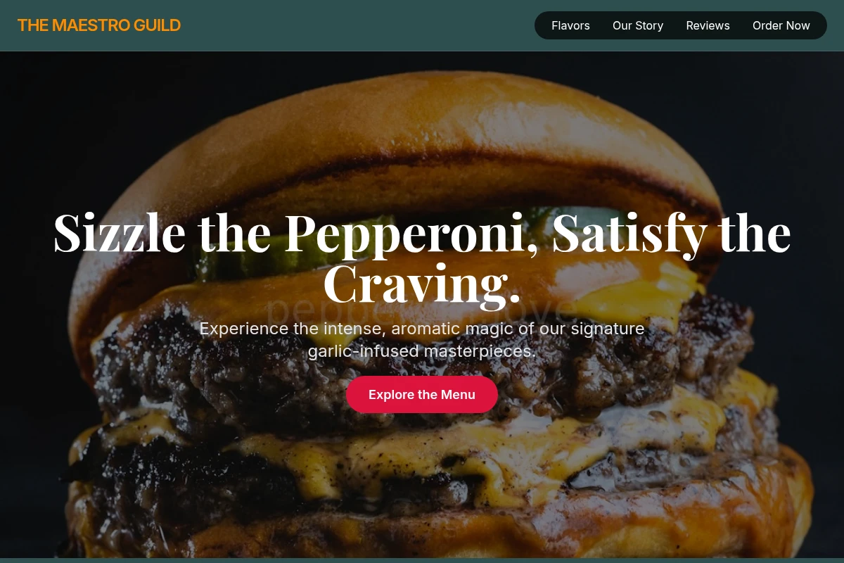 Garlic Burger