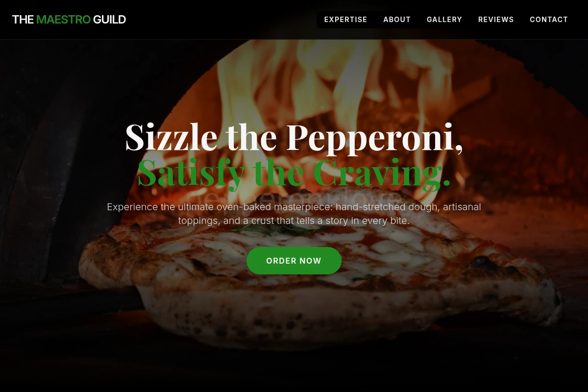 Oven-baked Pizza